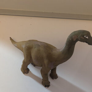 A hand painted Brachiosaurus dinosaur